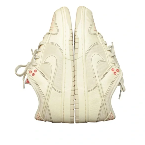NIKE Men Size US10.5 Dunk Low Se Denim Orewood Sneakers Ivory Dv0834 Retro - Picture 11 of 14